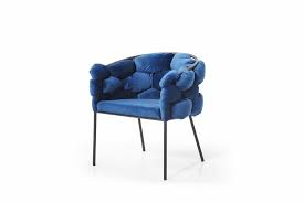 Vig Furniture Modrest Debra Modern Blue Fabric Dining Chair Fabric Dining Chairs Dining Furniture Makeover Blue Fabric Chairs