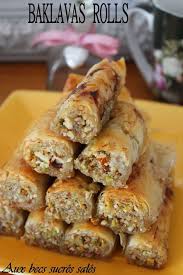 Baklavas Rolls Noix Amande Et Pistache Aux Becs Sucres Sales Recette Baklava Recettes De Cuisine