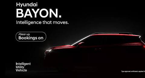 Hyundai Bayon की बुकिंग शुरू, ₹11 हजार में करें बुक, Creta और Venue के बीच होगी नई SUV