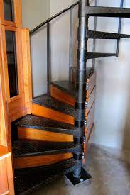 2.glass packed in the wood case. How A Manhattan Artist Created A Cabin In The Sky Spiral Staircase Circular Stairs Tiny House Stairs