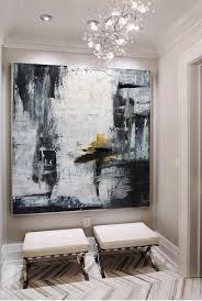 Black And White Cityscape Wall Art Gold Canvas Artblack White Paintinglarge Abstract Painting Etsy In 2020 Large Canvas Art Cityscape Art Large Abstract Painting