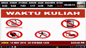 Penyusunan waktu solat fardhu telah diajarkan sendiri oleh malaikat jibrail kepada nabi muhammad s.a.w. Jam Solat Jam Waktu Solat Masjid Nurul Naim Kaki Bukit Perlis Youtube