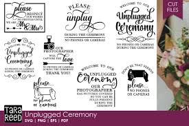 Download Unplugged Ceremony Wedding Svg Cut Files 194492 Cut Files Design Bundles