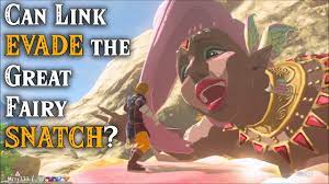 Can Link EVADE the Great Fairy SNATCH while GLITCHED?! Can he in Zelda  Breath of the Wild DLC? - YouTube