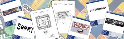 Pictionary Board Game Patent Design And Trademark Pending Numbers Pictionary Board Game Board Games Games