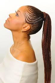Feed In Cornrows In A Ponytail Braids By Thebraidguru Com Cornrow Ponytail Cornrow Braid Styles Hair Styles