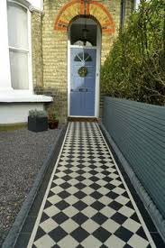 White Terraced Cottage House Front Victorian Front Garden Terrace House