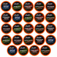 Brooklyn Beans Flavored Coffee Variety Sampler for Keurig 2.0, Four-24  Count Boxes, 96 Kcups