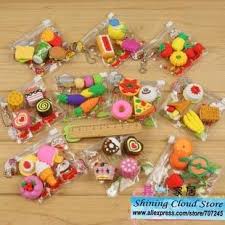 1bag Lot Cartoon Pvc Bag Simulation Eraser Food Tool Animal Erasers Creative Stationery 10model For Choice In Eras Creative Stationery Animal Erasers Erasers