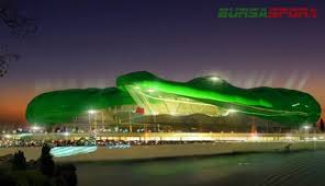 45 bin kişilik stadın yapımı sona erdiğinde ortaya dev timsah çıkacak ve bu dünyada bir ilk olacak. Bursaspor Stadyumu Timsah Arena
