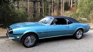 Image result for Fathom Blue 1968 Camaro