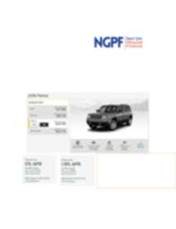 With a team of extremely dedicated and quality lecturers, ngpf answer key semester course will not only be a place to share knowledge but also to help. Auto Loans Compare 3 Docx Auto Loans Molly Is Celebrating Her Exciting New Career And Wants To Upgrade Her Junky Old Car For A Shiny New Jeep Course Hero