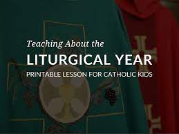 The liturgical calendar charts the scripture readings for each sunday in the church year, with each sunday printed in the proper liturgical color for easy reference. Teaching About The Liturgical Year