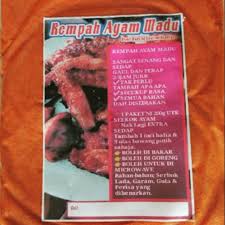 Ayam seafood daging sayuran nasi mie telur tahu tempe. Rempah Ayam Madu Perapan Ayam Bakar Madu Shopee Malaysia