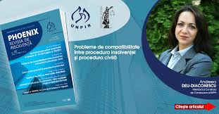 Codul insolvenței actualizat la 10 februarie 2019 editura solomon. Probleme De Compatibilitate Intre Procedura InsolvenÅ£ei Si Procedura CivilÄƒ Universul Juridic