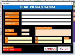 Check spelling or type a new query. Aplikasi Pembuat Soal Untuk Pilihan Ganda Dan Uraian Katulis