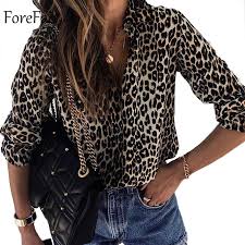Maybe you would like to learn more about one of these? Forefair Winter Plus Size Loose Leopard Blouse Women 2019 Vintage Long Sleeve Office Animal Print Blouse Shirts Women Clothing Buy At The Price Of 10 71 In Aliexpress Com Imall Com