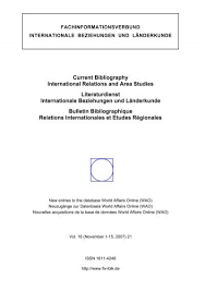 We would like to show you a description here but the site won't allow us. 21 2007 1 15 November Fachinformationsverbund Internationale