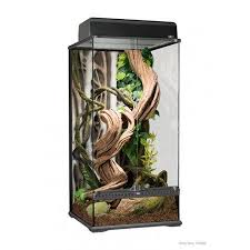 Exo Terra Glass Terrarium 45x45x90cm Glass Terrarium Terrarium Reptiles