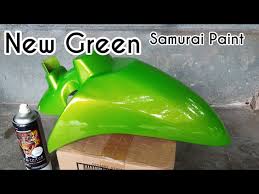 Pilok hijau toska metalik : Warna Baru Samurai Paint New Green Youtube