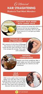 10 Natural Ways To Straighten Your Hair Straightening Natural Hair Hair Straightening Treatment Baking Soda Shampoo