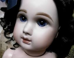 Bebe Bru Reproduction Artist Doll Sandra Babin Custom Doll OOAK Ppw Eyes HH  Wig, Antique Lace