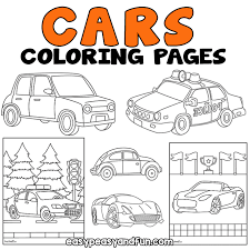 Set off fireworks to wish amer. Car Coloring Pages 30 Printable Sheets Easy Peasy And Fun
