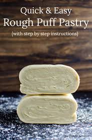quick and easy rough puff pastry