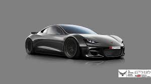 Which color tesla roadster would you buy? Roadster Tesla Black Supercars Gallery