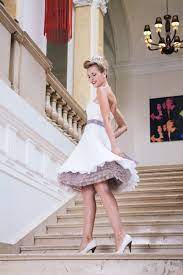 50er hochzeitskleid 60er brautkleid eu/de gr.s 36 rockabilly spitze tüll petticoat braut 106cm schleife satin + schleier rar elegant. Brautkleid Petticoat Kurzes Spitzenkleid Im 50er Jahre Stil