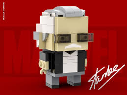 Stan Lee Brickheadz New Lego Sculptures Lego Cool Lego