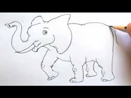 Terdapat 1 kakek merah dengan 4 wild. Cara Gampang Menggambar Gajah Youtube