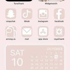 100 Pack Cream Beige App Icons For Customizing Home Screen In Etsy Homescreen App Icon App
