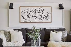 How To Fill The Area Above Your Sofa Family Room Walls Wall Decor Living Room Living Room Wall