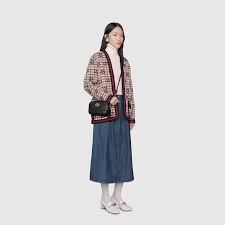 Bis zu −65% accessoires von 10 marken bestseller 2021 bei stylight » jetzt zugreifen! Mini Tasche Gg Marmont Aus Matelasse In Schwarzes Leder Gucci De