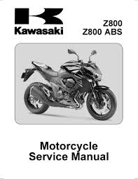 Kawasaki Z800 Service Manual Pdf Download Manualslib