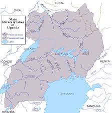Regions and city list of uganda with capital and administrative centers are marked. Rivers And Lakes Of Uganda Mapsof Net