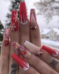 Check Out Simonelovee Christmas Nails Cute Christmas Nails Red Christmas Nails