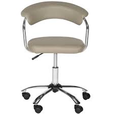 Crafted with black synthetic leather and rubber wheels, it's a chic and sturdy companion. Shop Safavieh Furniture And Decor