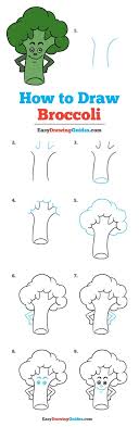How To Draw Broccoli Really Easy Drawing Tutorial Drawing Tutorial Easy Drawing Tutorial Drawing For Kids