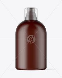 Download Frosted Amber Cosmetic Bottle In Bottle Mockups On Yellow Images Object Mockups PSD Mockup Templates