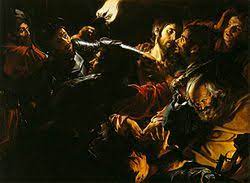 „zdrajca zaś dał im taki znak: Pojmanie Chrystusa Obraz Caravaggia Wikipedia Wolna Encyklopedia