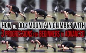 mounn climber with 3 progressions