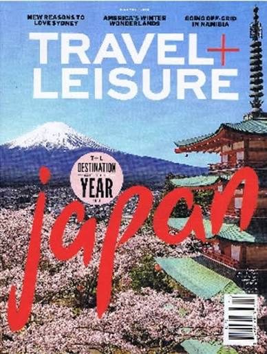 Japan Named TRAVEL + LEISURE's Destination of the Year | News | Chiba  Convention Bureauand International Center (CCB-IC)｜Chiba Meetings Industry  Information Website