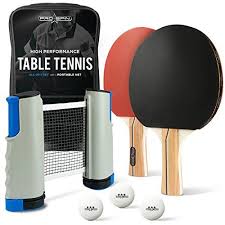 All In One Ping Pong Paddle Set In 2020 Table Tennis Table Tennis Net Table Tennis Set