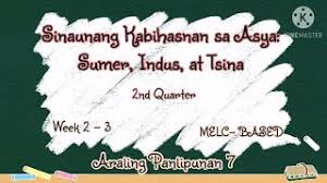 Isang sinaunang manuskrito na naglalaman ng pangalan ng diyos. Ambag Ng Mga Sinaunang Kabihasnang Asyano Mesopotamia Shang At Indus Melc Based Week 8 Ap7 Cute766
