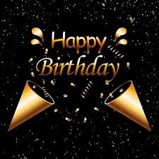 Birthday Gold Photography Computer Printed Background Step And Etsy In 2020 Happy Birthday Black Happy Birthday Images Happy Birthday Tag