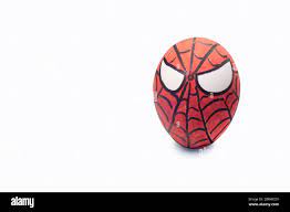 Cologne, Germany - April 13, 2020: Colorful painted spiderman Easter egg in  isolated background Stock Photo - Alamy