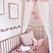 If You Fell In Love With The Blooms Of Blair Garland This Is The Nursery It Was Originally Baby Girl Nursery Room Ideas Pink Girl Nursery Room Baby Girl Room