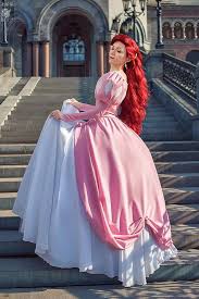 Pin By Kate Preece On Cosplay Is Bae Disney Princess Dresses Disney Dresses Ariel Pink Dress
